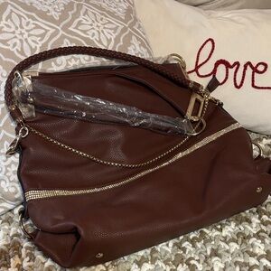 Brown Dasein Large handbag
